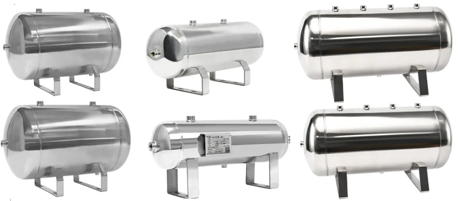 Stainless Steel Mirror Air Storage Tank