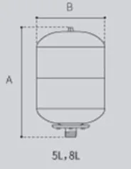 Replaced Expansion Tank Dimensions